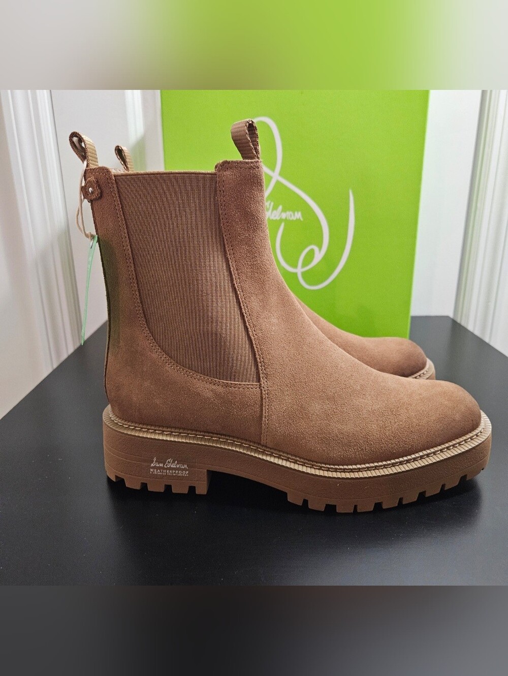 NIB Women's Sam Edelman Laguna Chelsea Boots Size 9.5M